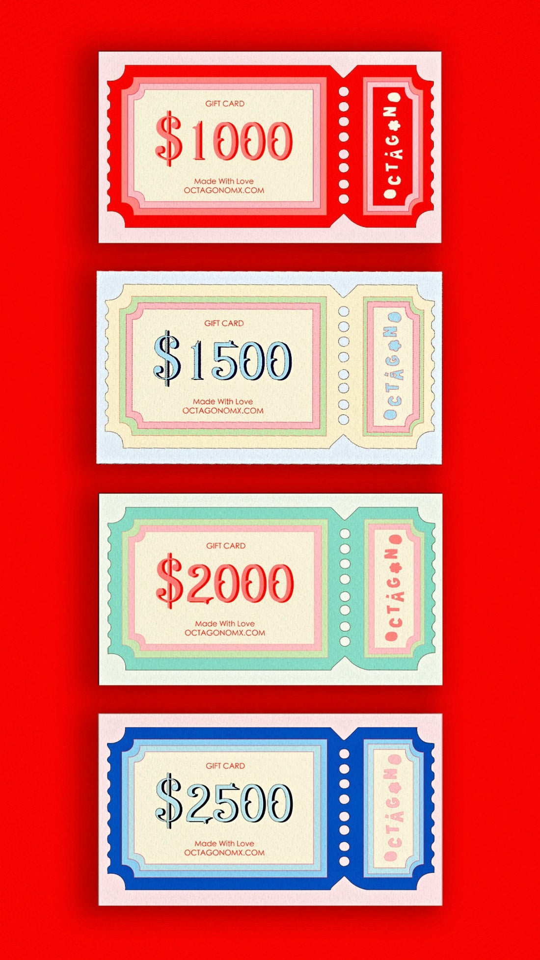 Love Ticket – Tarjeta de regalo